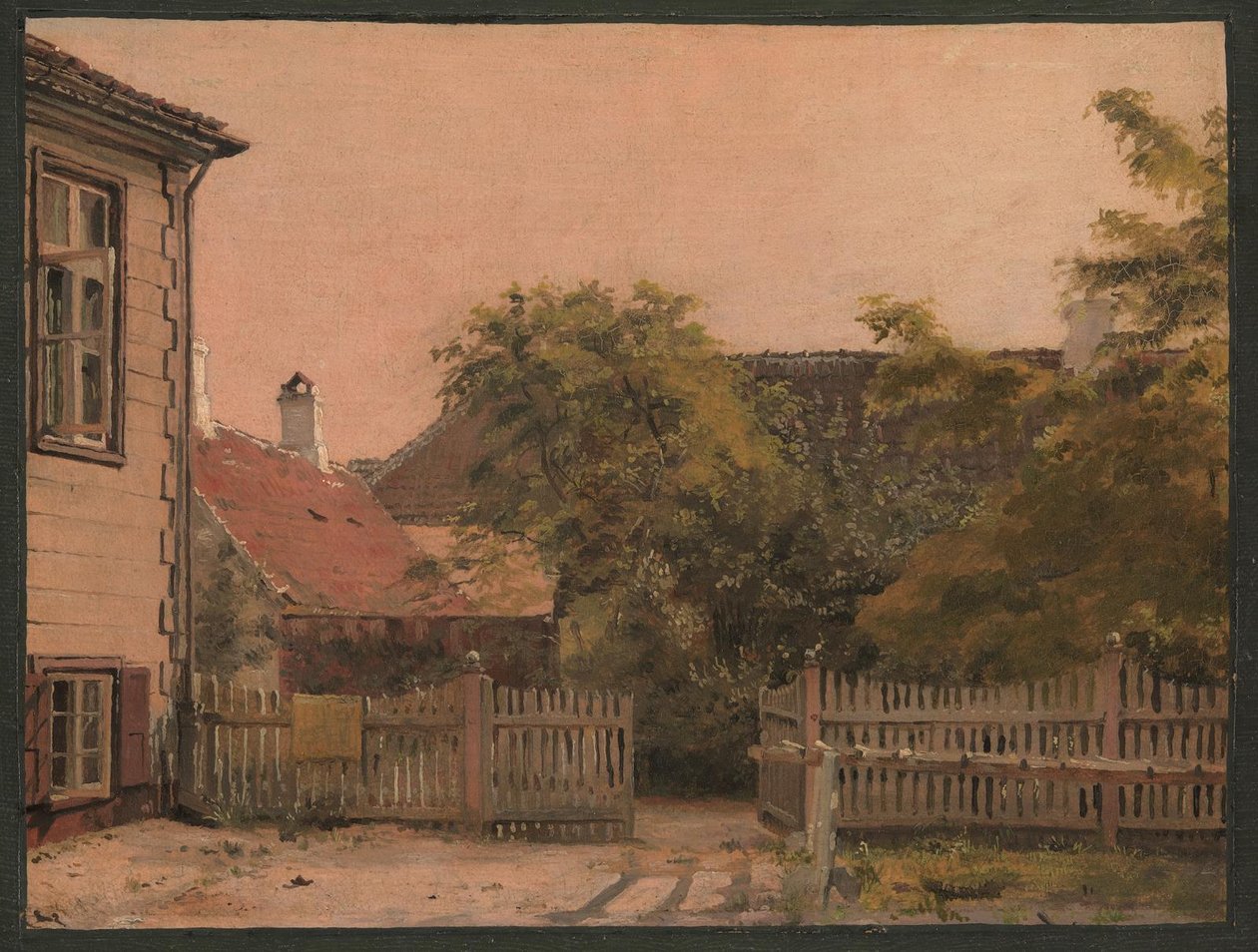 Eine Ecke im Haus des Vaters des Künstlers von Christen Købke
