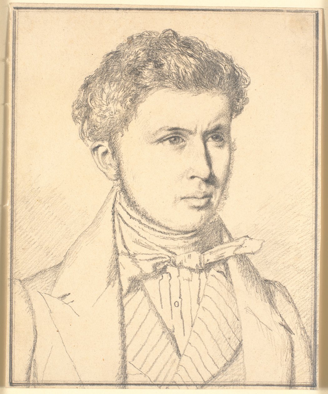 Porträt des Bruders des Künstlers, H.P.N.Købke (1812-39) von Christen Købke