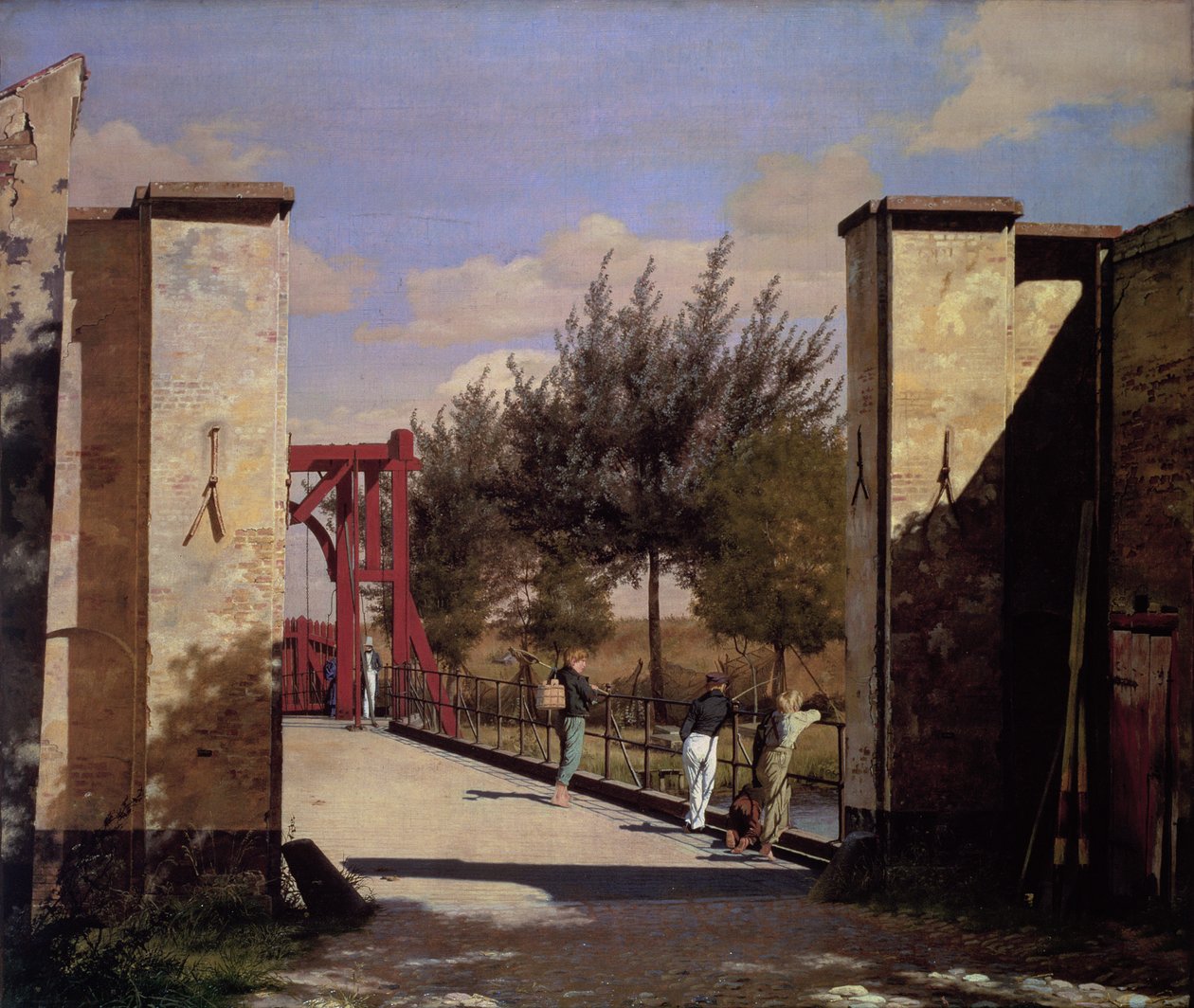 Das Nordtor der Zitadelle, 1834 von Christen Schjellerup Kobke