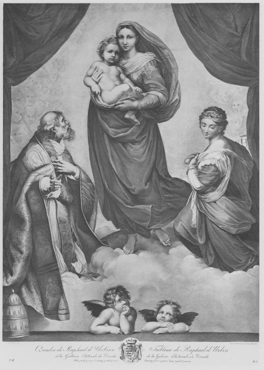 Die Sixtinische Madonna von Christian Gottfried Schultze