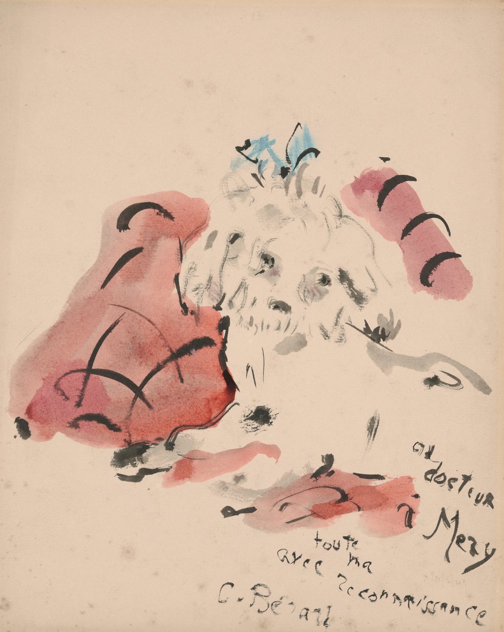 Petit chien (recto) von Christian Bérard