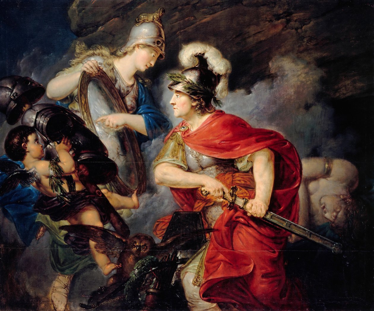 Allegorie von Friedrich dem Großen als Perseus Der Beginn des Siebenjährigen Krieges von Christian Bernhard Rode