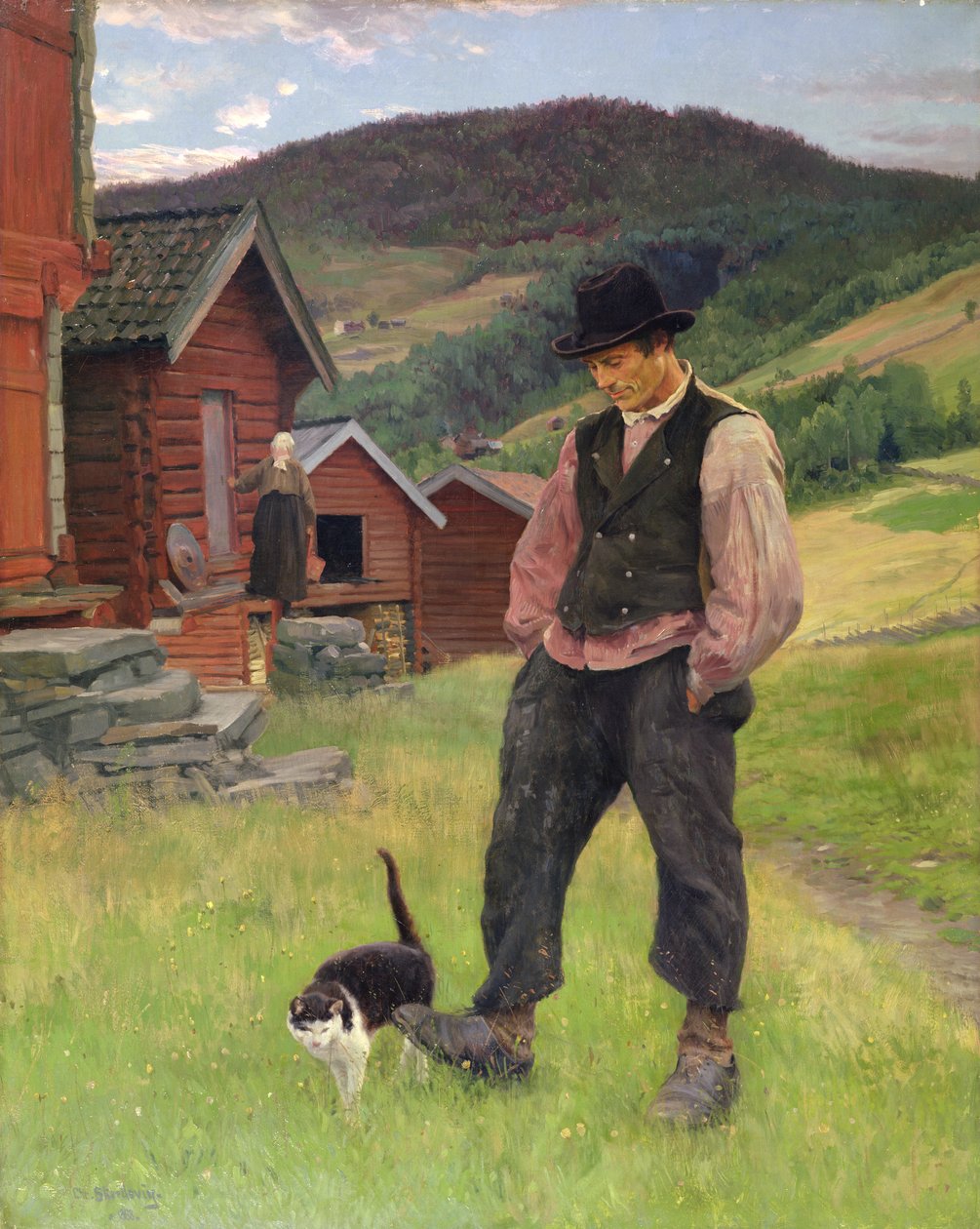 Idylle von Christian Eriksen Skredsvig