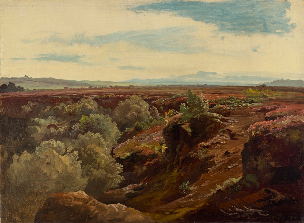 An der Amper bei Oberhausen von Christian Ernst Bernhard Morgenstern