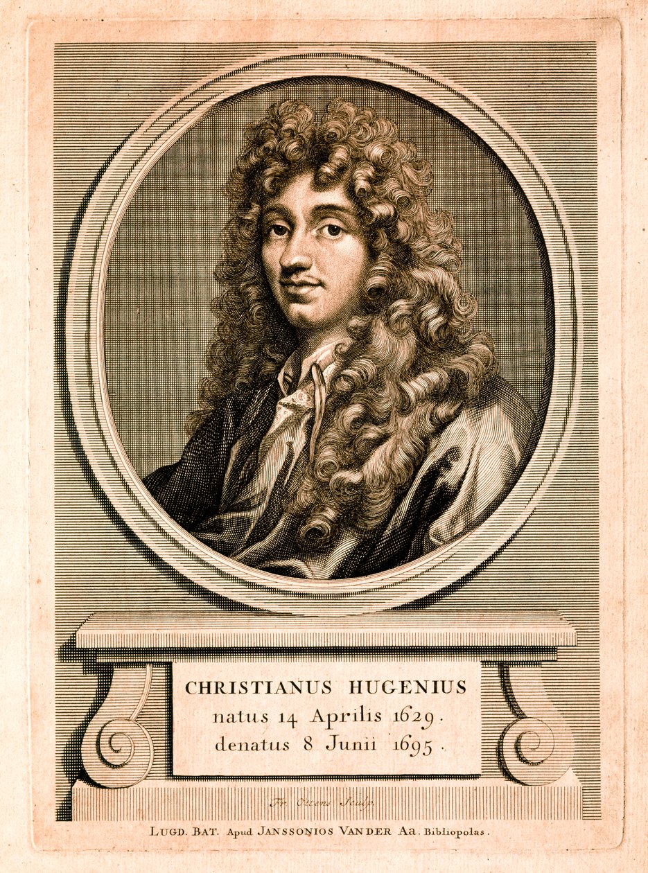 Porträt von Christiaan Huygens von Christian Huygens