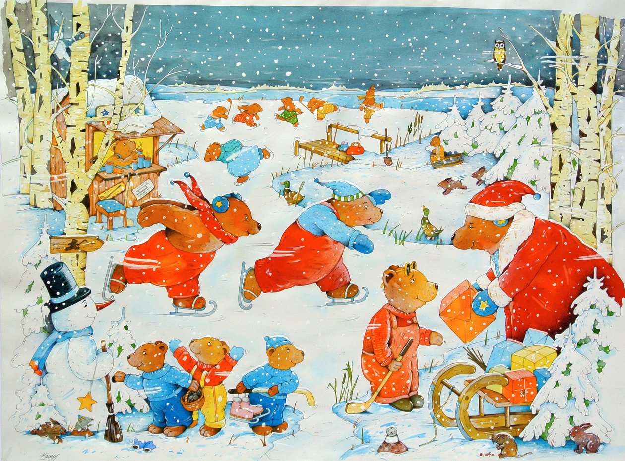 Bären auf dem Eis, 2009 von Christian Kaempf