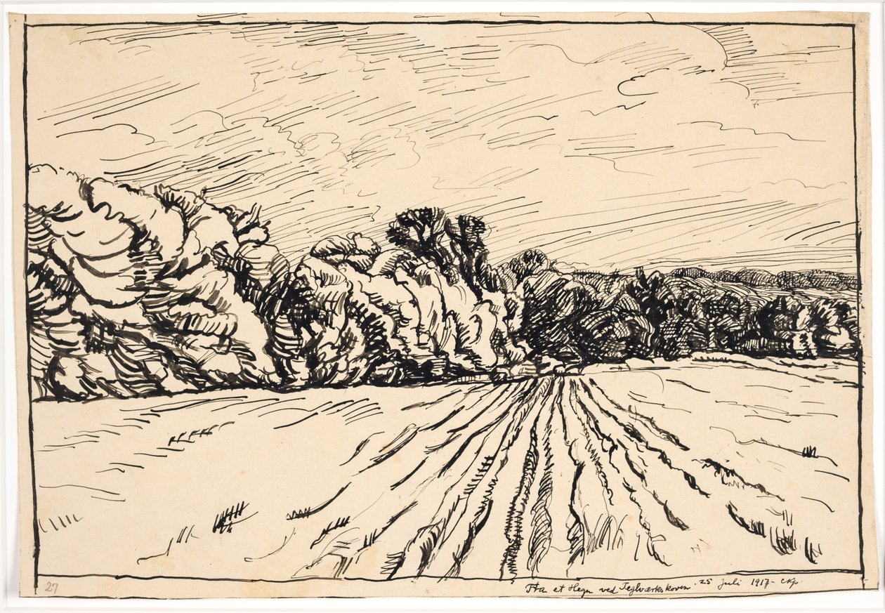 Landschaft auf Fünen von Christian Kongstad Petersen
