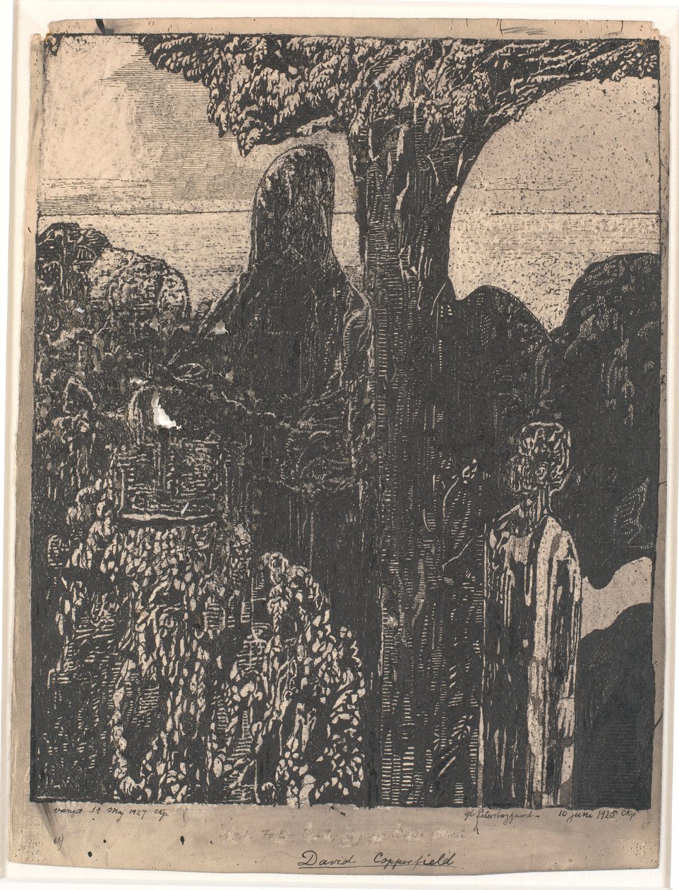Besucht ihre Tante, Miss Betsey Trootwood, Dover von Christian Kongstad Petersen