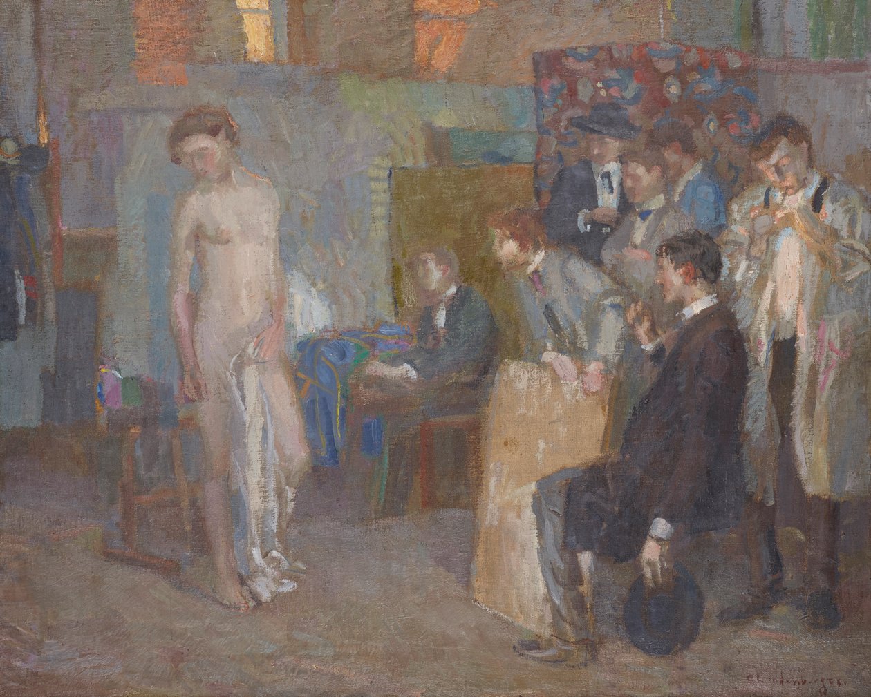Atelierszene von Christian Landenberger