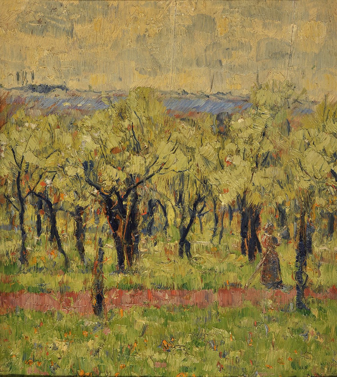 Blühende Obstplantage von Christian Rohlfs