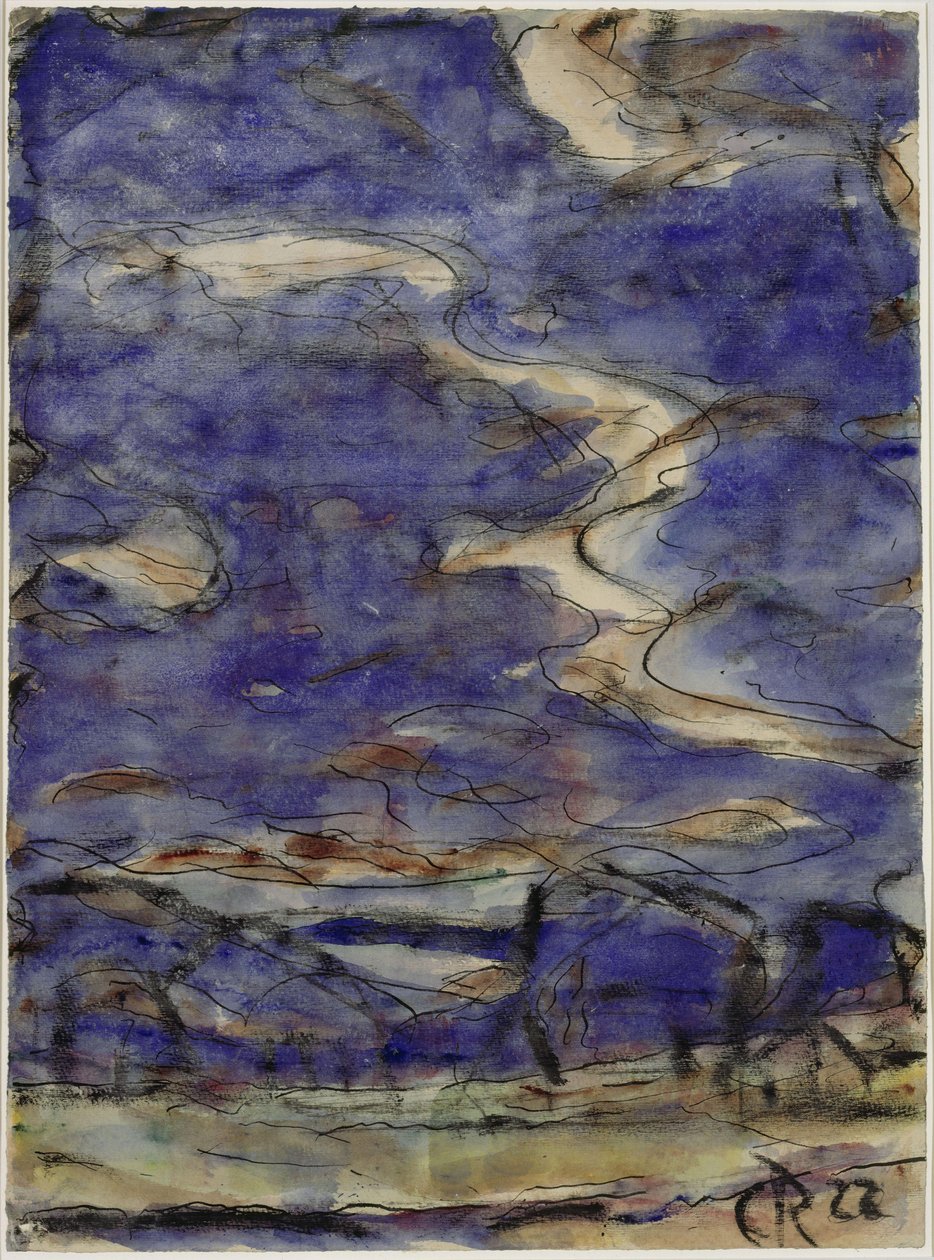Landschaft mit Wolken von Christian Rohlfs