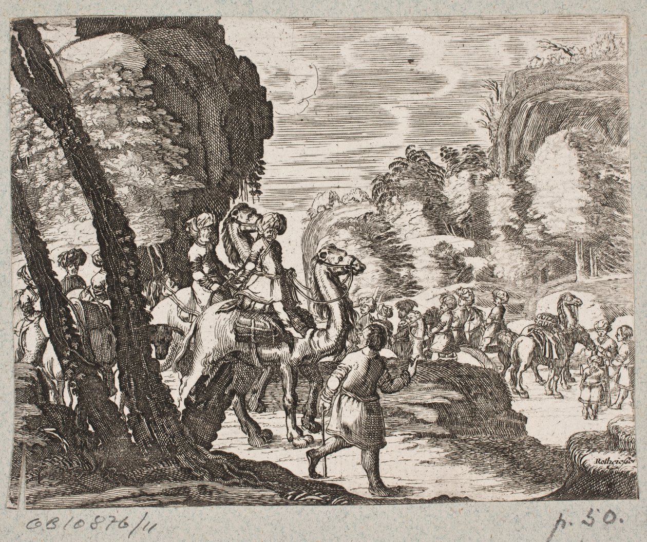 Illustration zu Adam Olearius, „Persianischer Rosenthal von einem Sinnreichen Poeten Schich Saadi […]“, Schleswig 1660 von Christian Rothgiesser