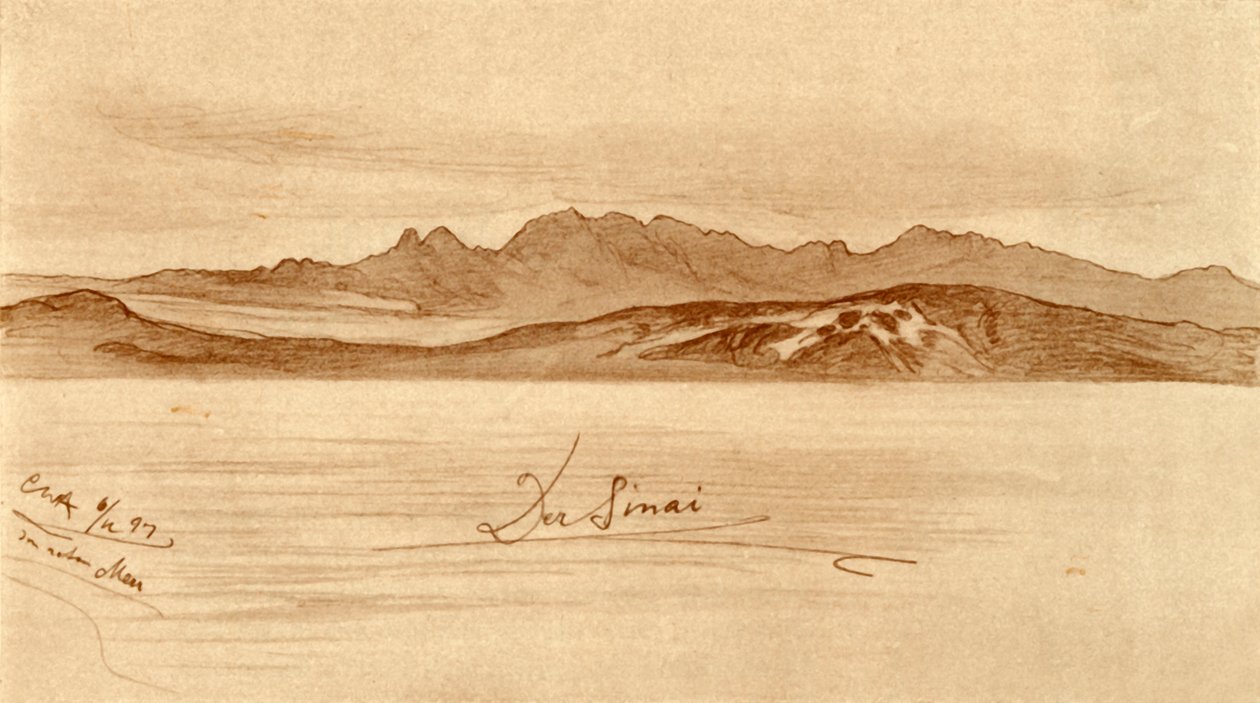Sinai, Ägypten, 1898 von Christian Wilhelm Allers