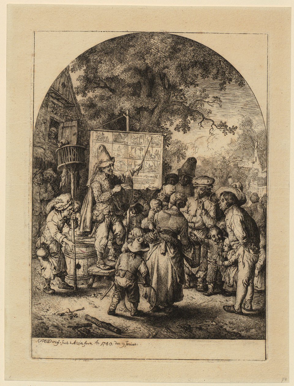 Große Krankenheilung von Christian Wilhelm Ernst Dietrich