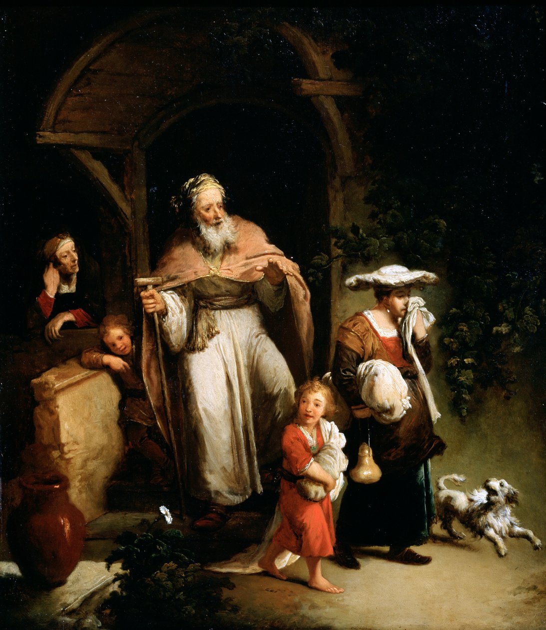 Die Vertreibung der Hagar von Christian Wilhelm Ernst Dietrich