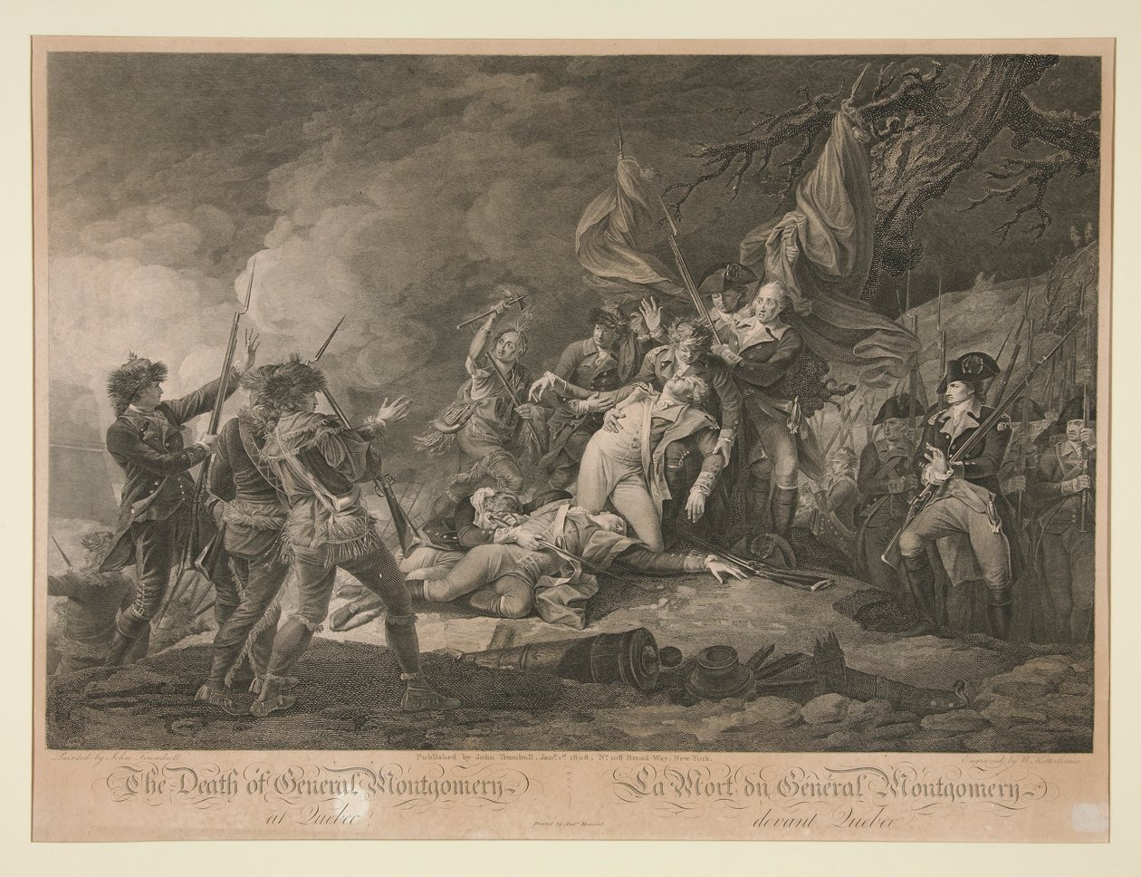 Der Tod von General Montgomery von Quebec von Christian Wilhelm Ketterlinus