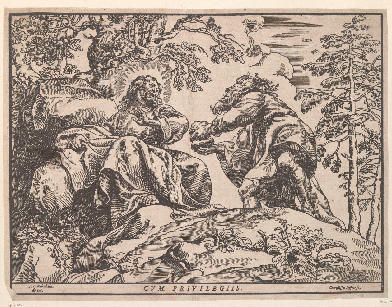 Versuchung Christi von Christoffel Jegher