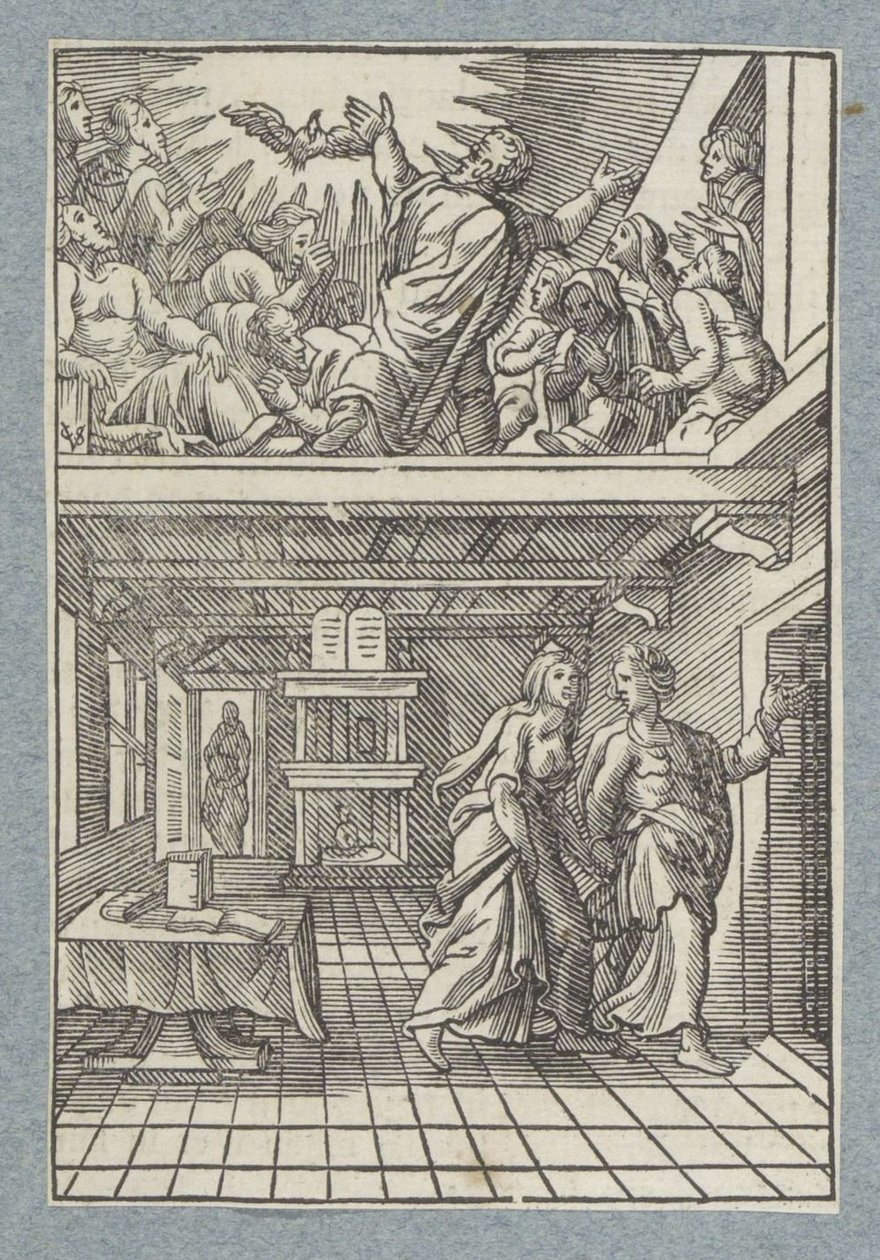 Ausgießung des Heiligen Geistes von Christoffel van Sichem (II)