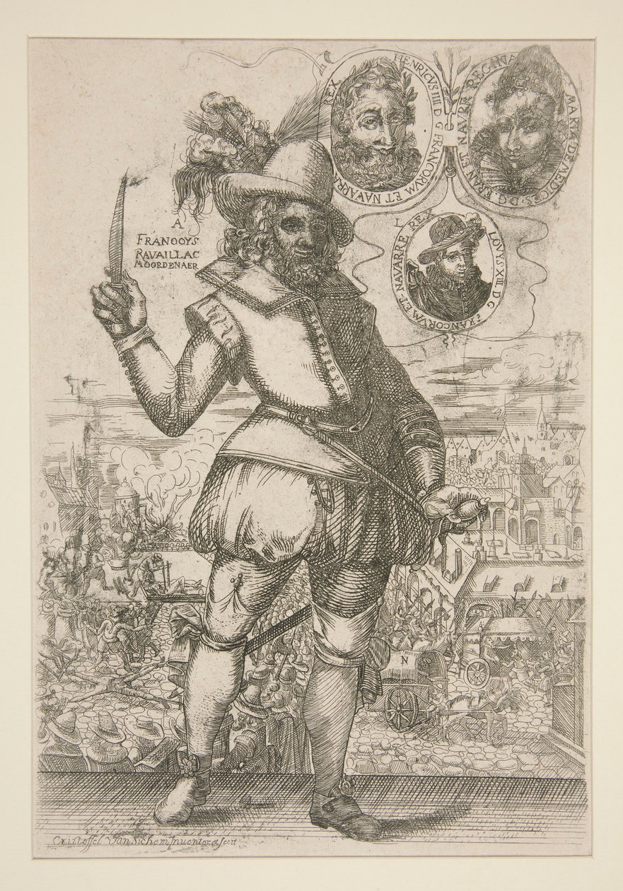 Francoys Ravaillac von Christoffel van Sichem I