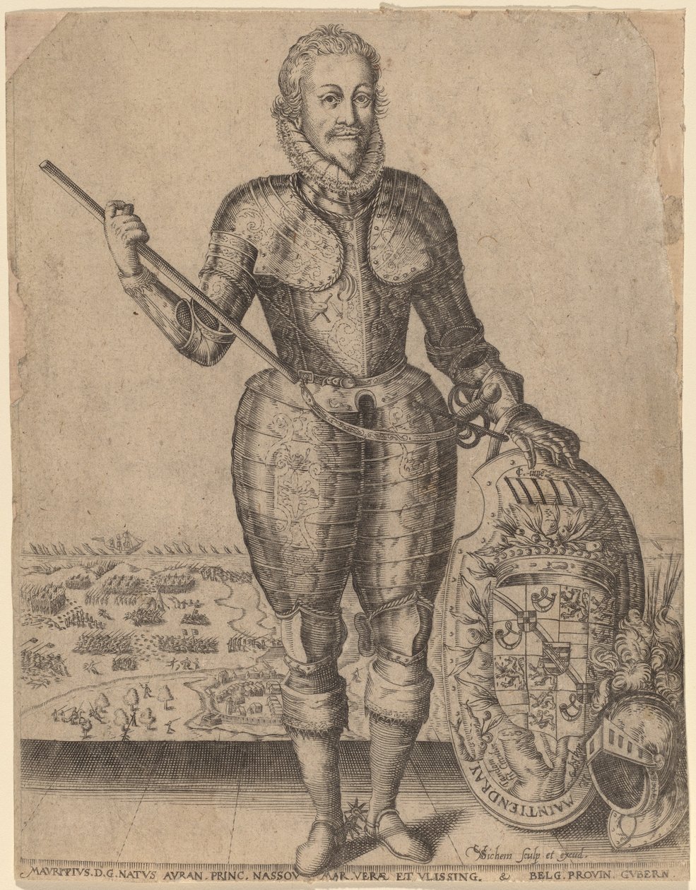 Moritz von Nassau, Prinz von Oranien von Christoffel van Sichem I