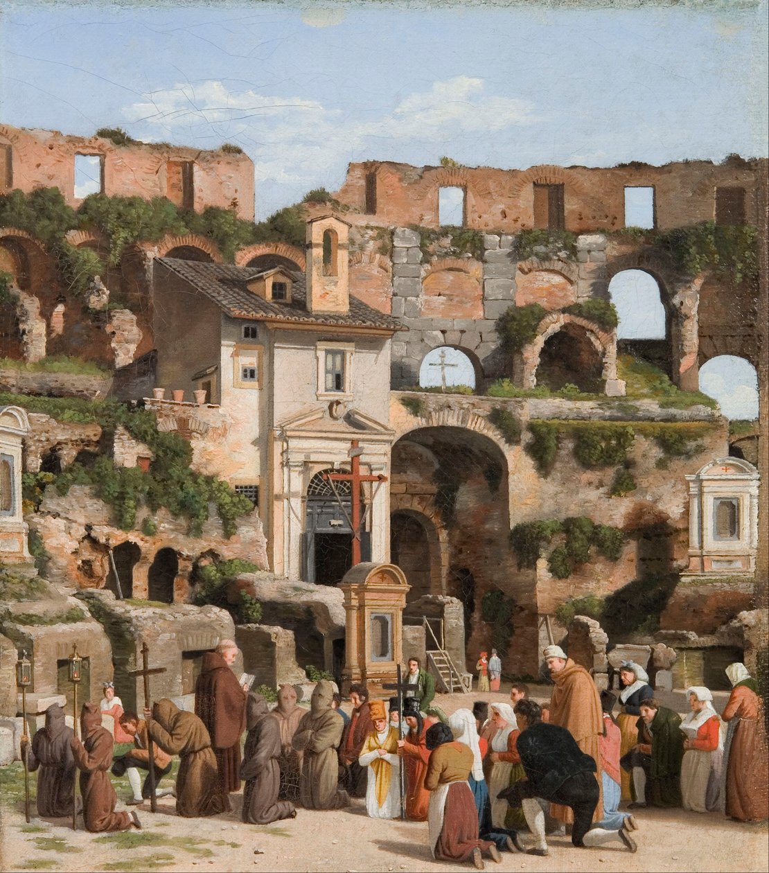Ansicht des Inneren des Kolosseums von Christoffer Wilhelm Eckersberg