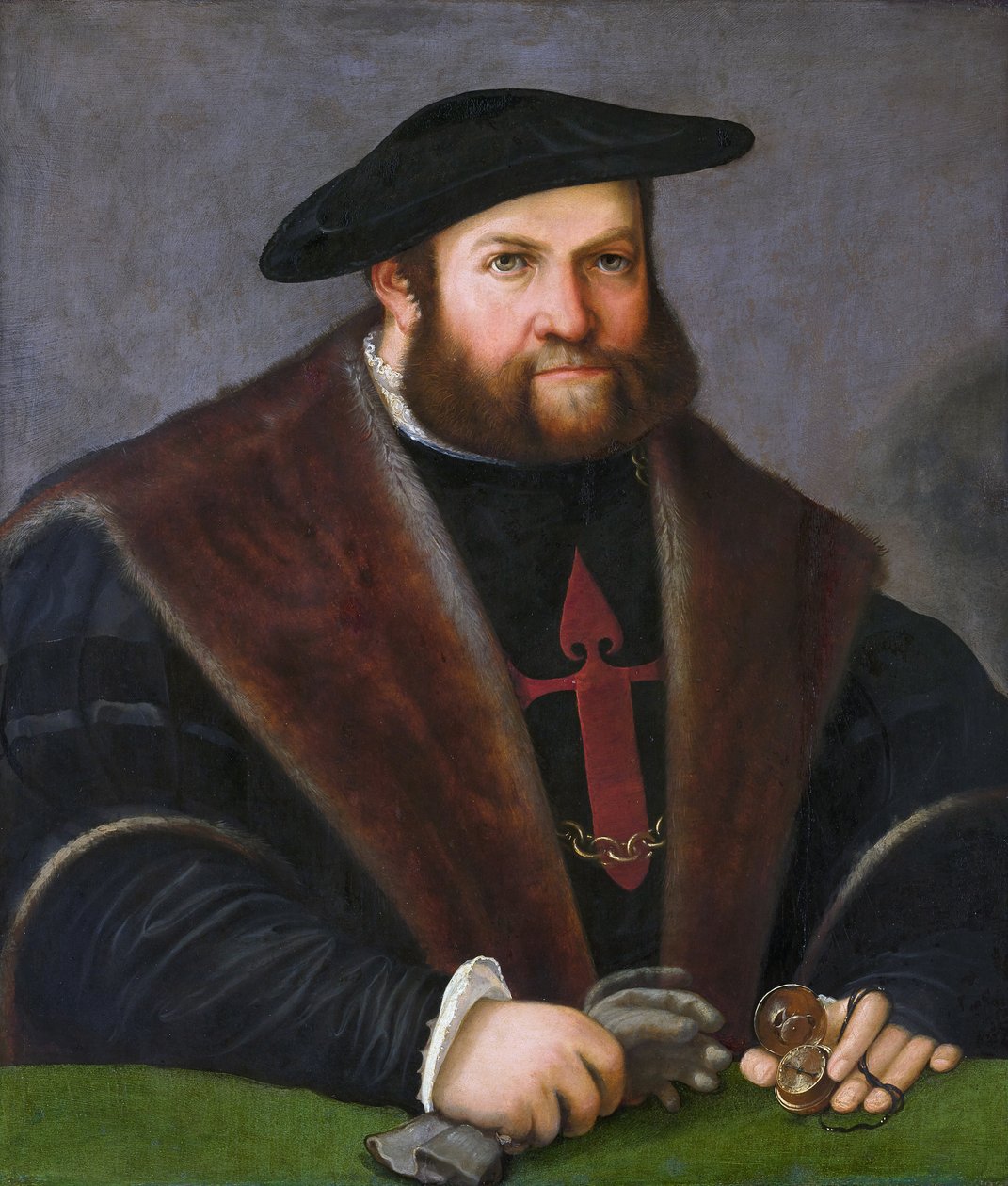 Ulrich Ehinger als Ritter des Santiago-Ordens von Christoph Amberger