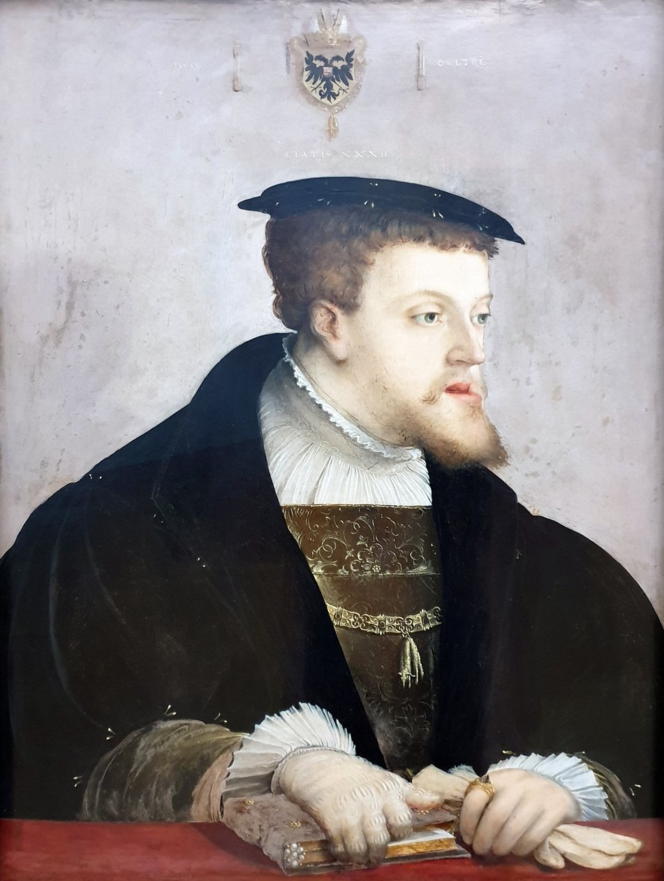 Kaiser Karl V. (1500-1558) von Christoph Amberger