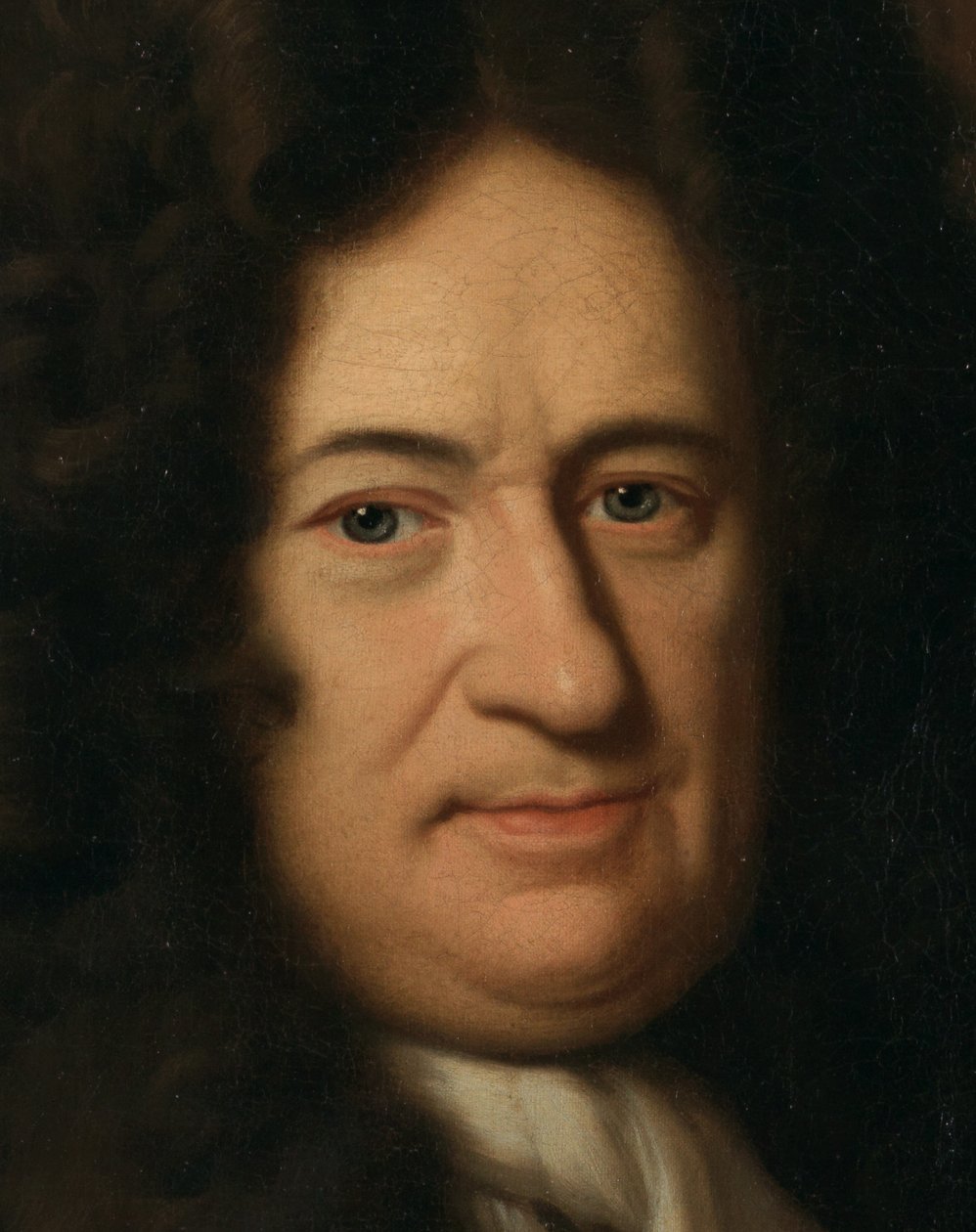 Bildnis des Philosophen Gottfried Wilhelm Freiherr von Leibniz von Christoph Bernhard Francke