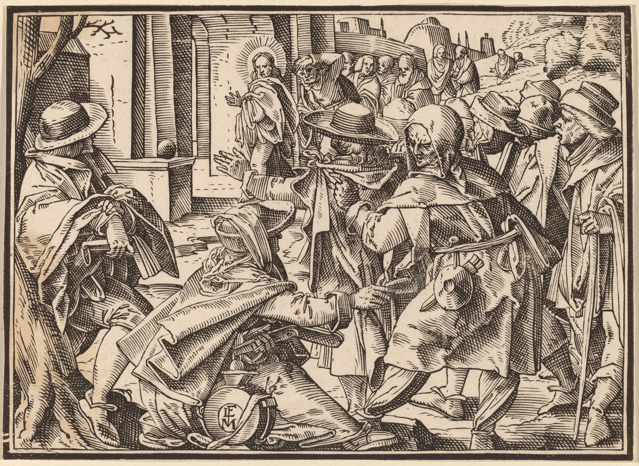 Christus erzählt seinen Jüngern vom Jüngsten Gericht von Christoph Murer
