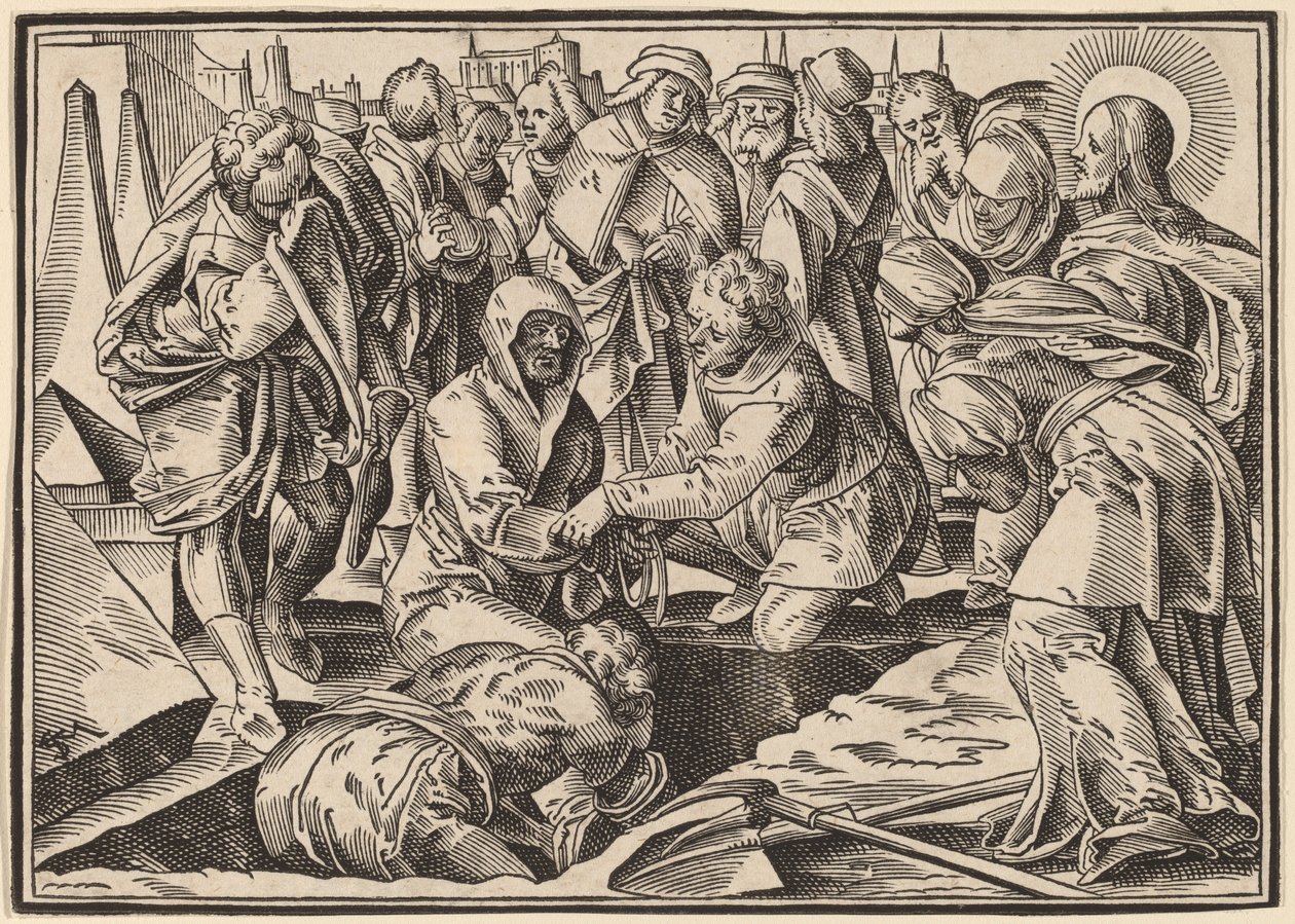 Christus erzählt seinen Jüngern vom Jüngsten Gericht von Christoph Murer