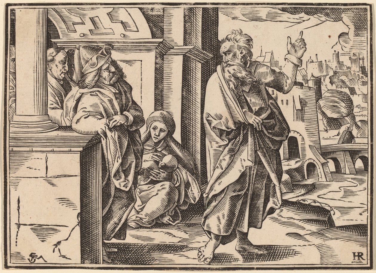 Christus erzählt seinen Jüngern vom Jüngsten Gericht von Christoph Murer