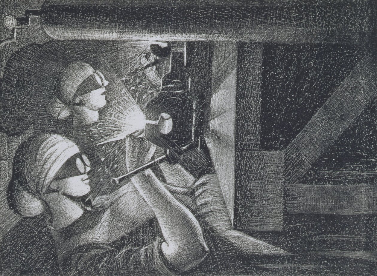 Acetylen-Schweißer, 1917 von Christopher Richard Wynne Nevinson