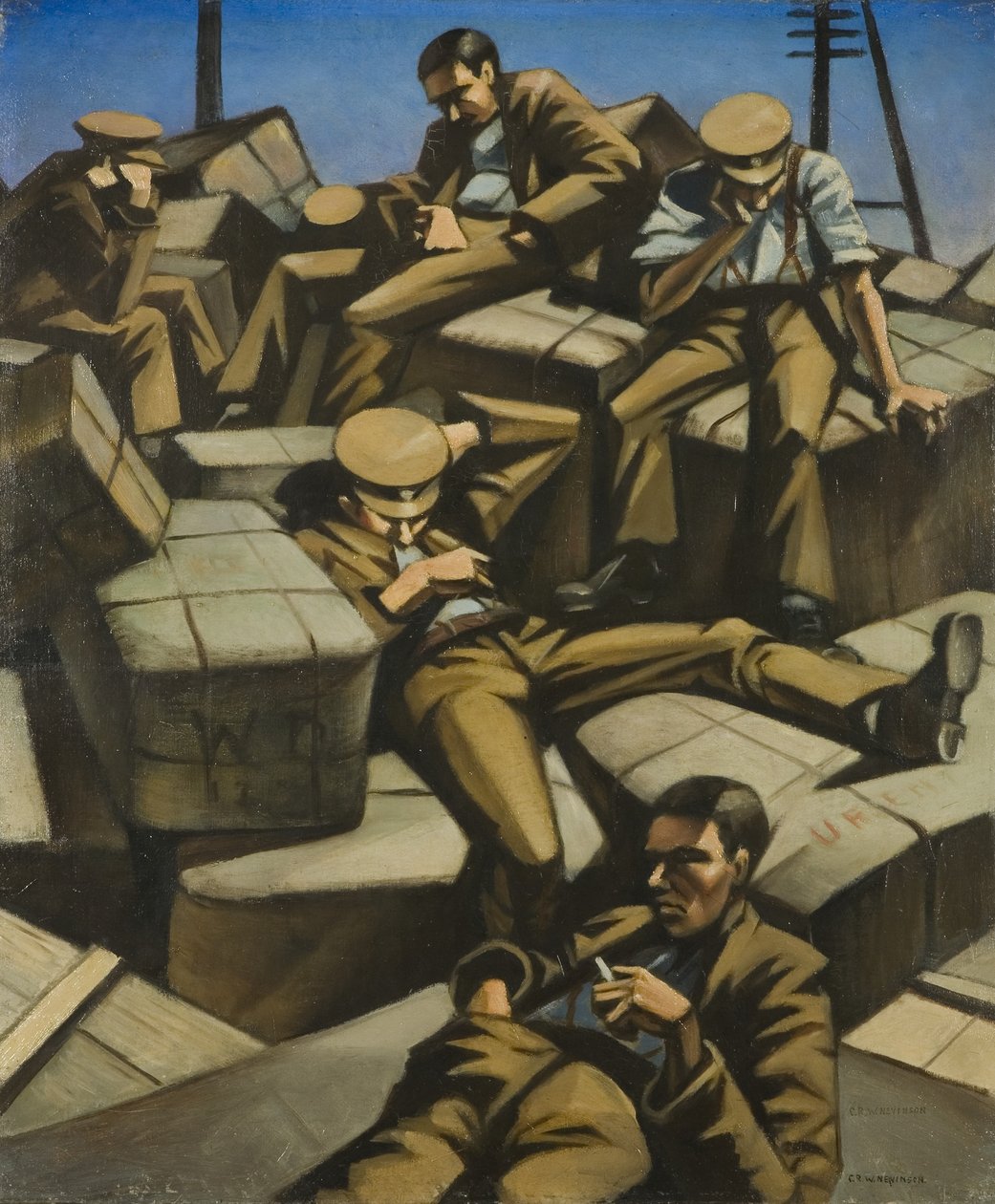 Hundemüde von Christopher Richard Wynne Nevinson