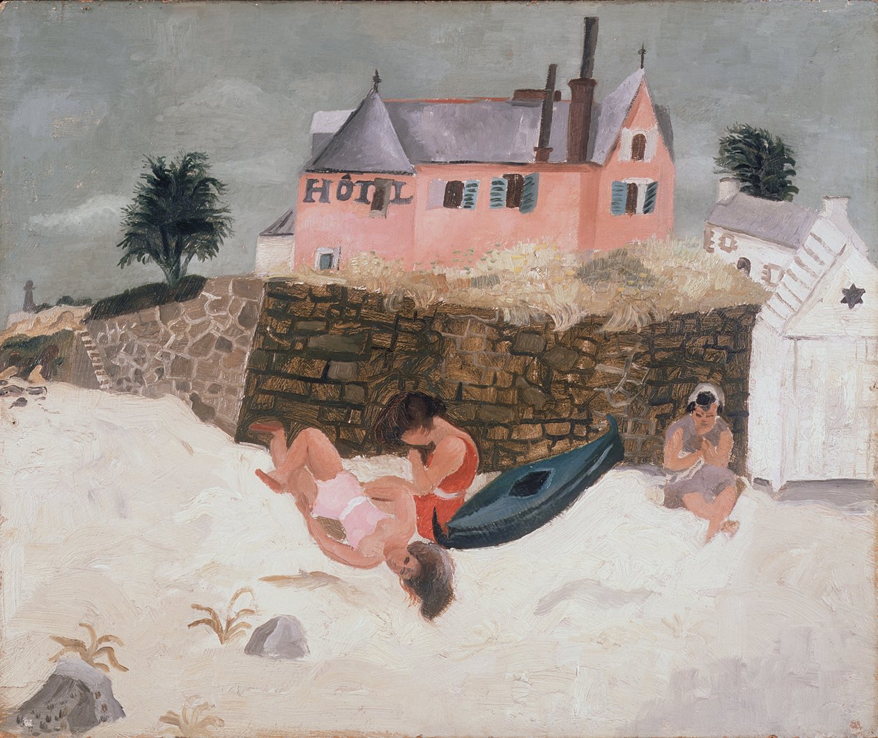 La Plage Hotel, Ty-Mad, Treboul, 1930 von Christopher Wood