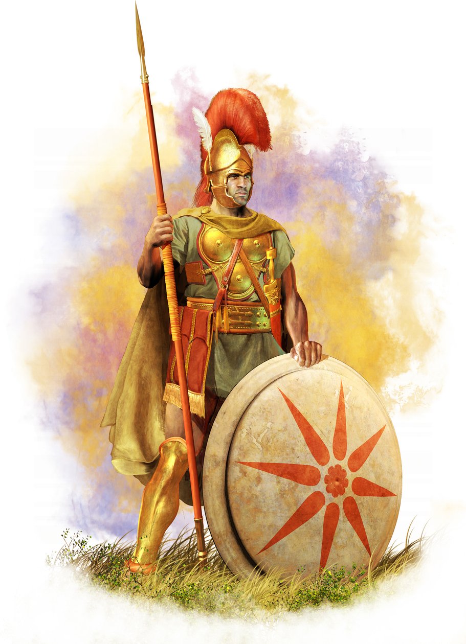 Samnitischer Hoplit, 3. Jahrhundert v. Chr., Antikes Italien, 2021 von Christos Giannopolous