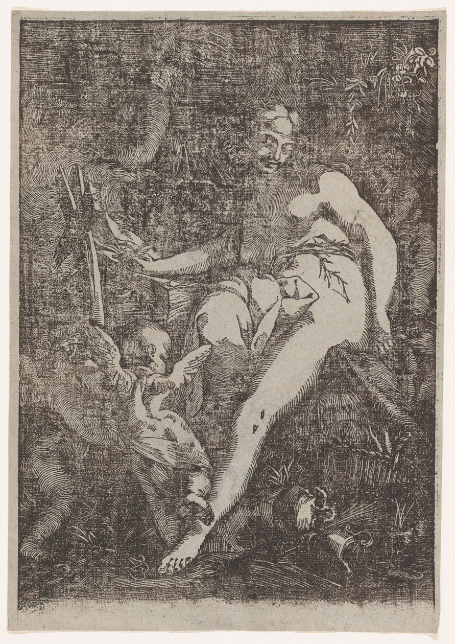 Die heilige Maria Magdalena in Buße, 1590-1607 von Circle of Giuseppe Scolari