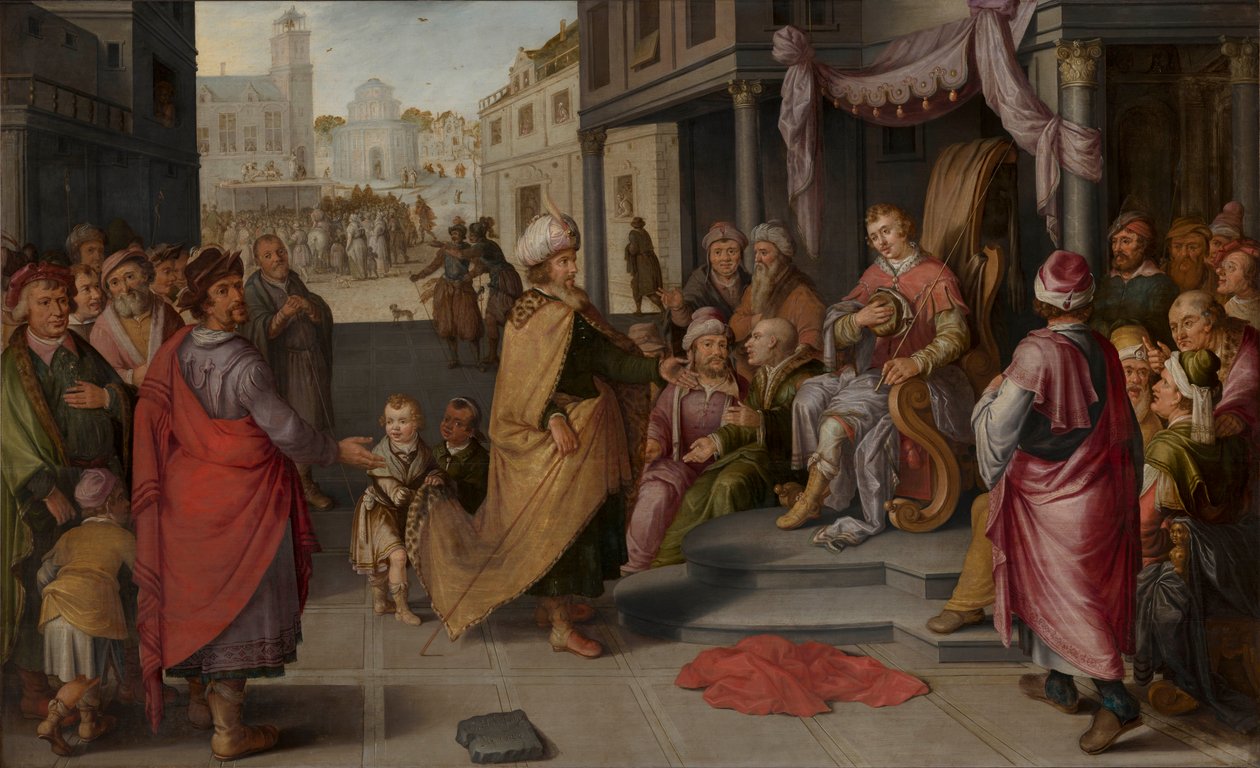 Das Urteil des Cambyses, 1620 von Claes Jacobsz van der Heck