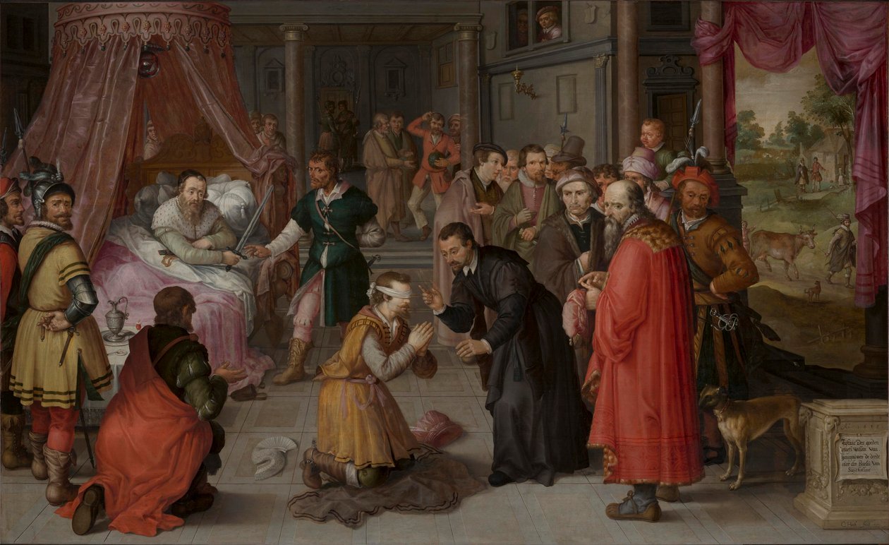 Die Gerechtigkeit von Wilhelm III., Graf von Holland von Claes Jacobsz van der Heck
