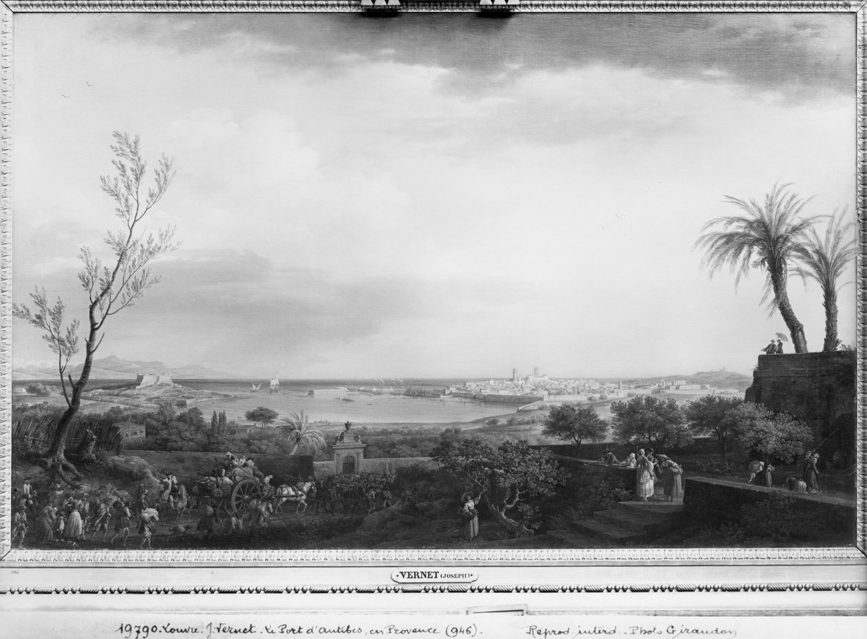 Hafen von Antibes in der Provence, 1757 von Claude Joseph Vernet