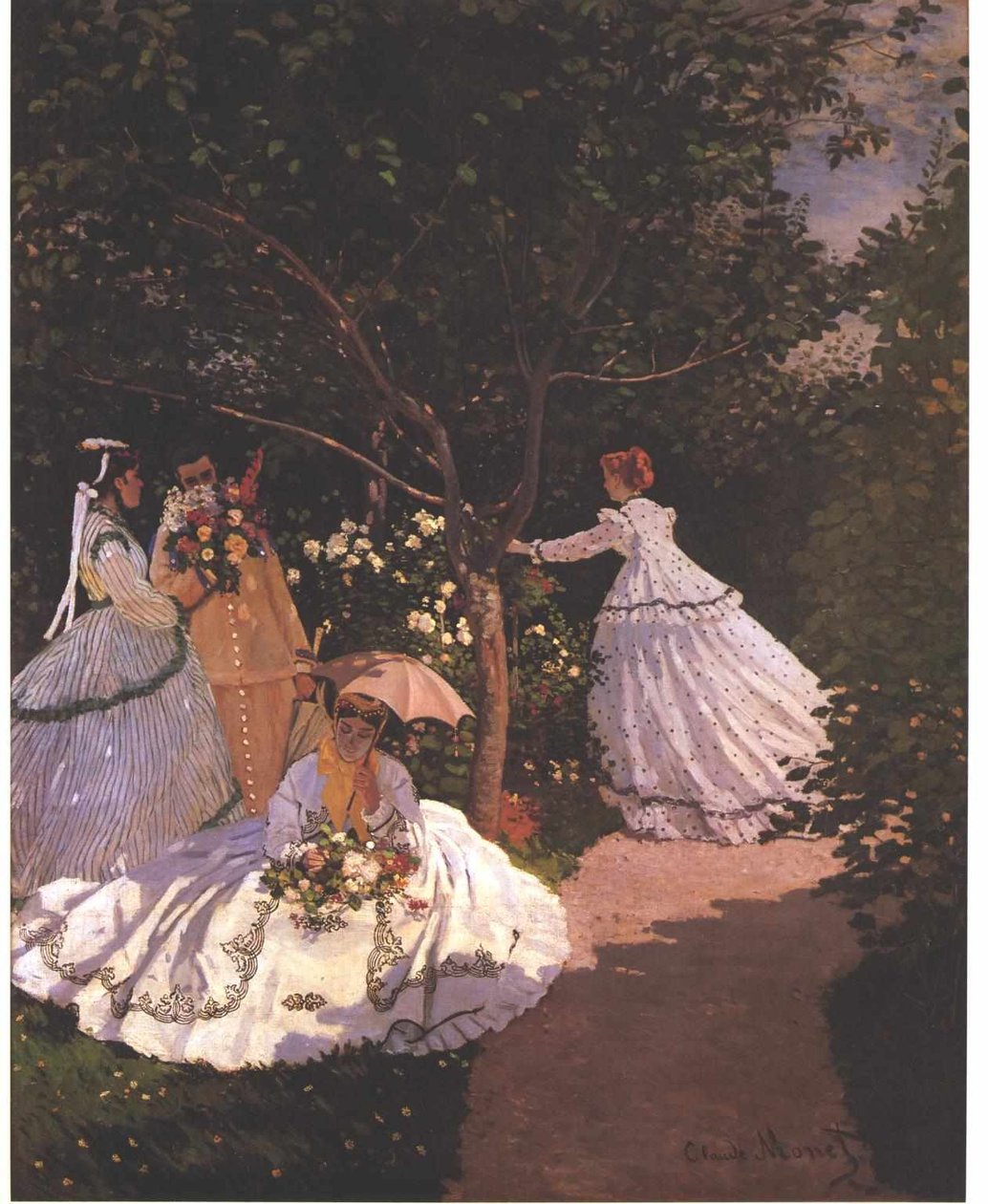Frauen im Garten von Claude Monet