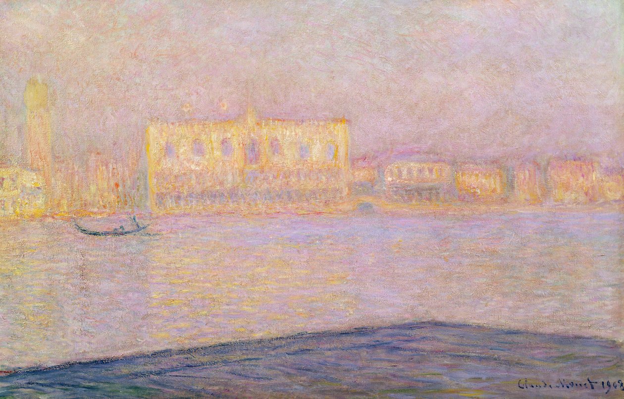 Der Dogenpalast von San Giorgio, 1908 von Claude Monet