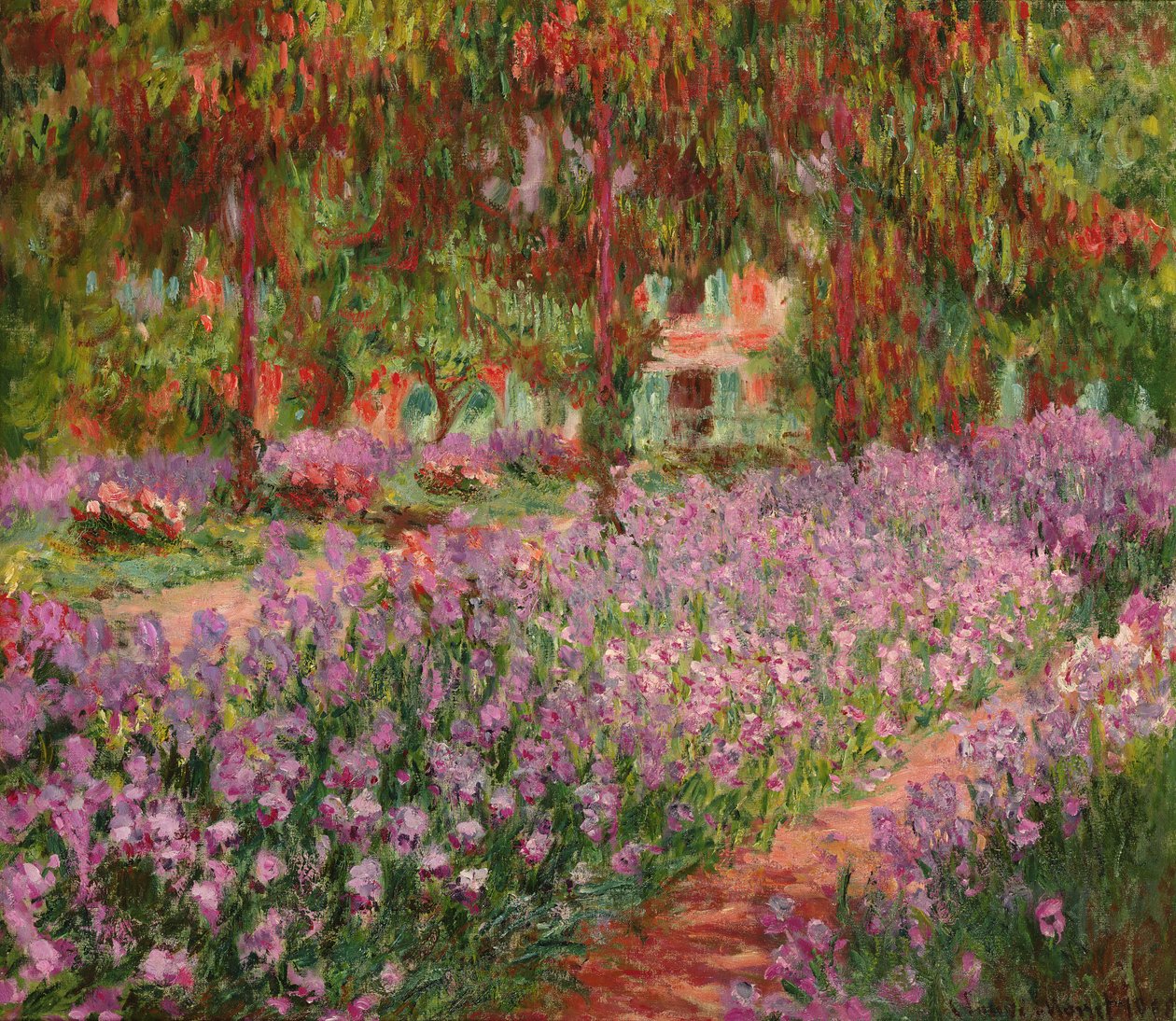 Der Garten in Giverny, 1900 von Claude Monet