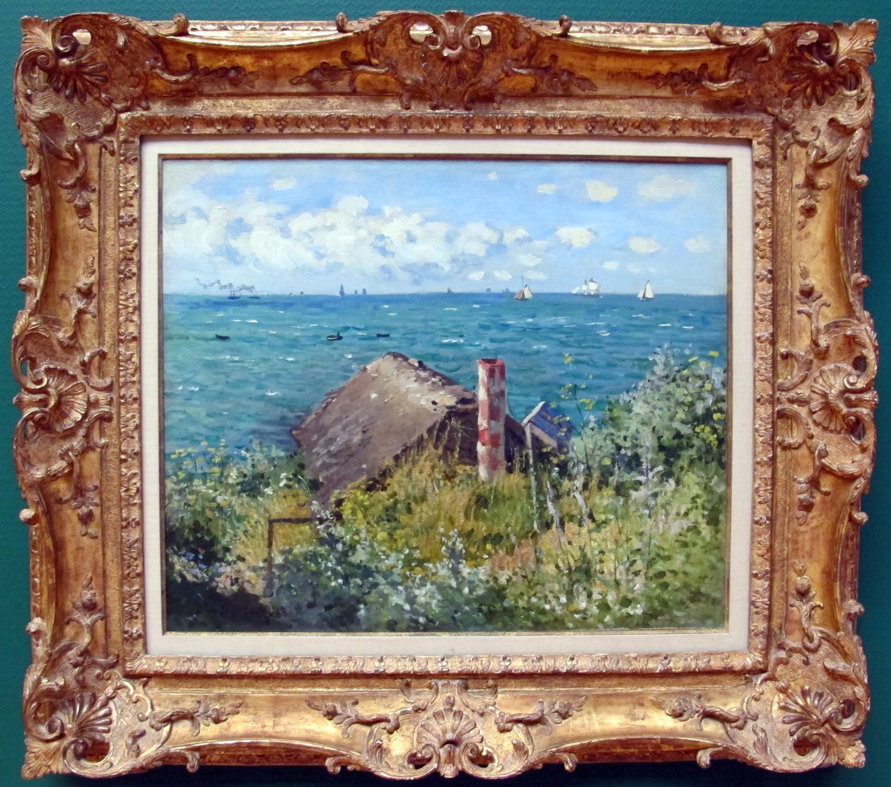 Die Hütte von Saint-Adresse von Claude Monet