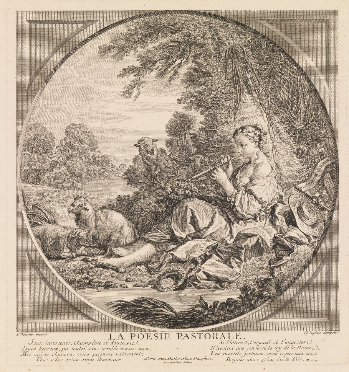 Die pastorale Poesie von Claude Agustin Duflos