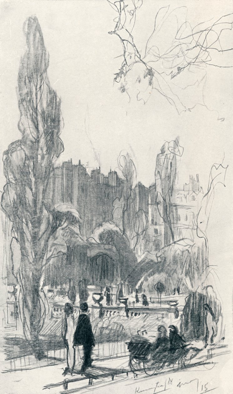 In den Kensington Gardens - Stufe Eins, ca. 1920 von Claude Allin Shepperson