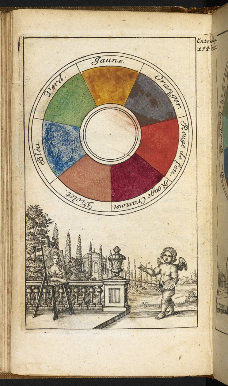 Eine Farbpalette mit zwölf Farben von Claude Boutet