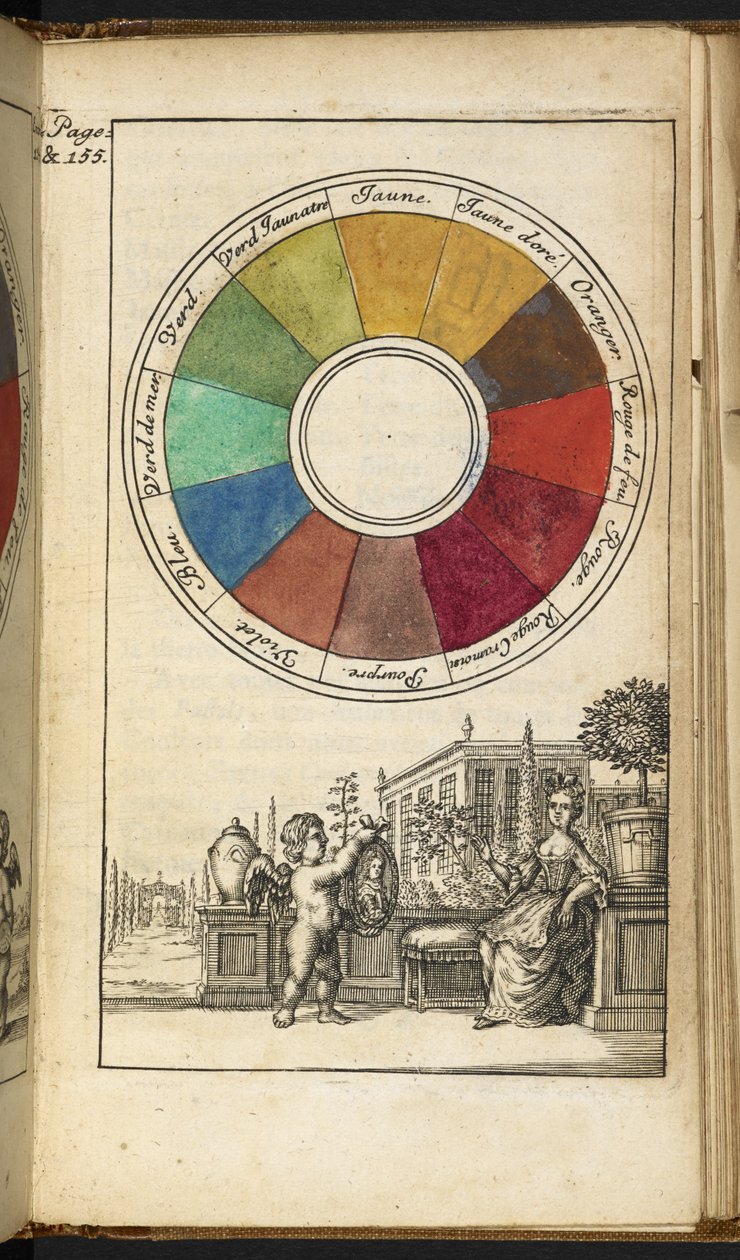 Eine Farbpalette mit zwölf Farben von Claude Boutet