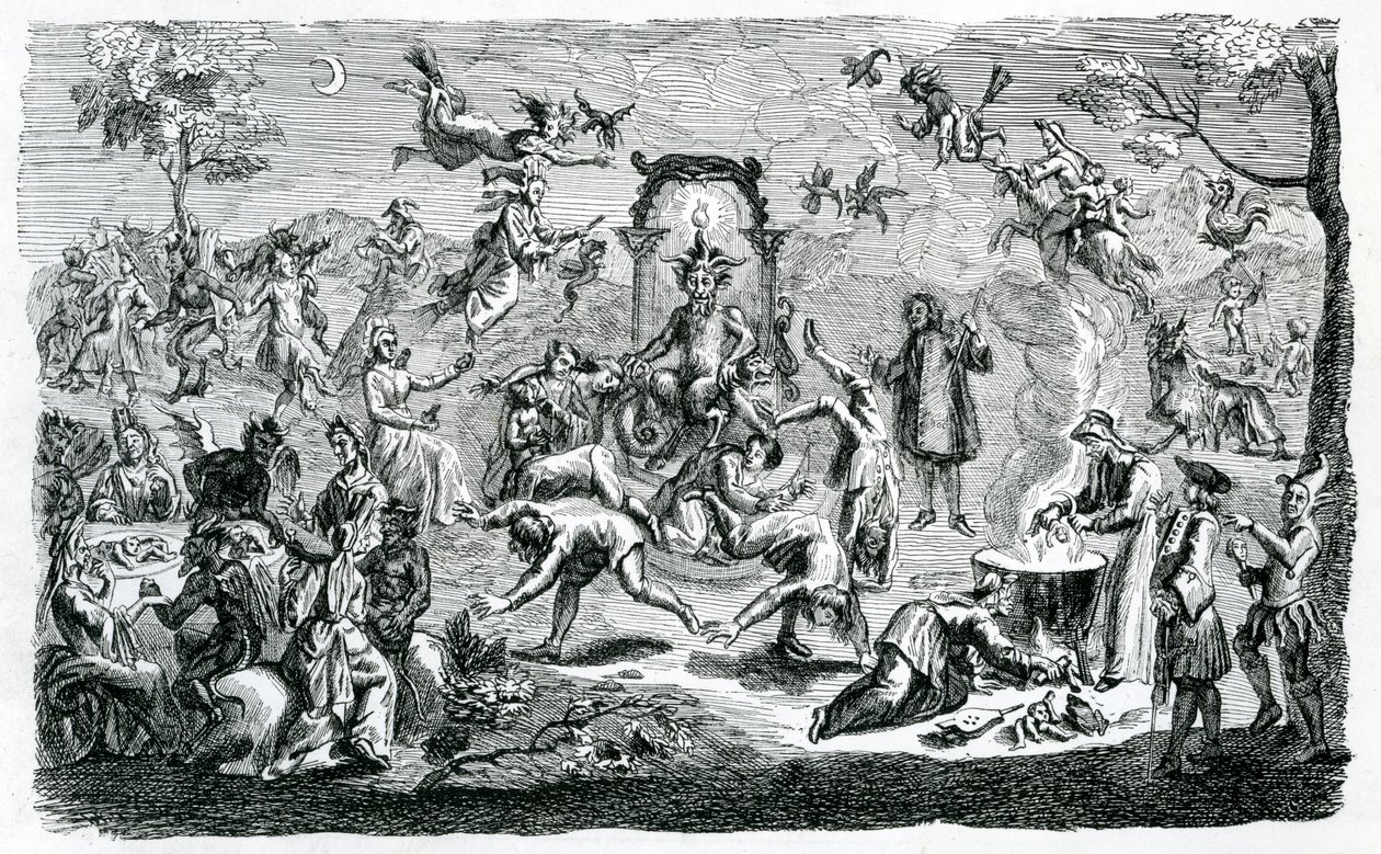 Hexensabbat von Claude Gillot