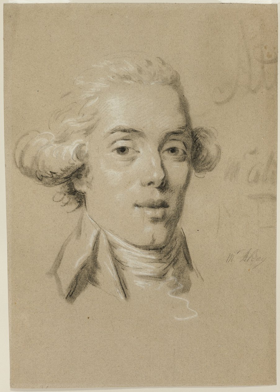 Porträt eines jungen Mannes von Claude Jean Baptiste Hoin