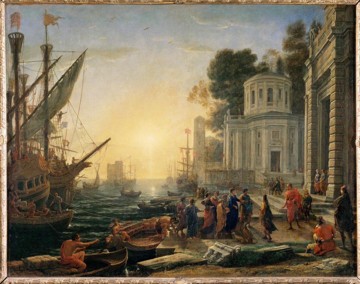 Die Landung der Kleopatra in Tarsus zur Begegnung von Claude Lorrain (1600 82)
